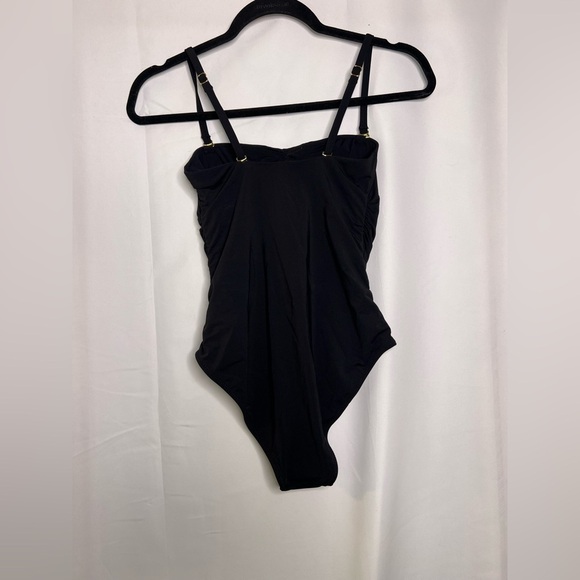Hanky Panky Bandeau One Piece Swimsuit Black - Size XS - Picture 3 of 6
